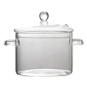 O3fsc10816hmjpgm22aumvwe Doitool Glass Saucepan With Cover Cookware Clear Simmer Pot Cooki