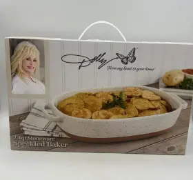 Eb-543 Dolly Parton 048552617796 Collection 2.4 Quart Stoneware Speckled Baker Pan