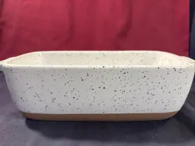 Ttu-06590 Dolly Parton 048552617819 Collection 1.79 Quart Stoneware Speckled Loaf Pan New In Box