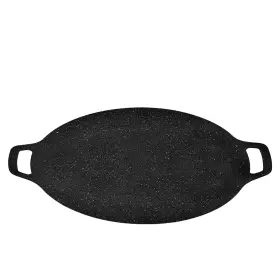 Dontaku 768492225720 32cm Non-stick Korean Grill Pan Circular Frying For Meats Pancakes Ribs