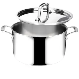 Sauce06 Duxtop 6.5 Quart Stainless Steel Stock Pot With Lid 3-ply Cooking For Sou