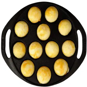 B07l8k4rqk Dynamic Cookwares Naturally Nonstick Mini Paniyaram Pan 8 Inch/20.9 Cm/12