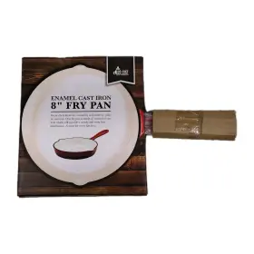 Eco Chef 041979204273 8 Inch Enamel Cast Iron Fry Pan By Echo Cook Smarter Even Heat While Cooking