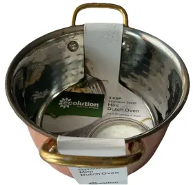 11251600 Ecolution Mini Dutch Oven 5 Inch Stainless Steel