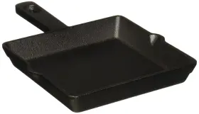 729132 Ecolution Cast Iron Mini Square Griddle Pan 6-inch