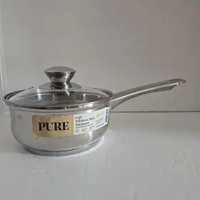 Ecolution 741393439915 1 Quart Classic Pure Intentions Stainless Steel Saucepan With Lid New