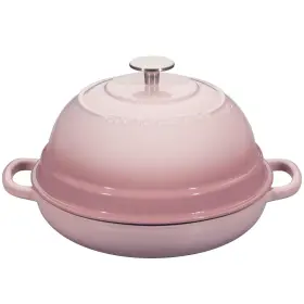B0cxxqjmns Edging Casting 6 Quart Enameled Cast Iron Dutch Oven Pot With Lid Round Bread
