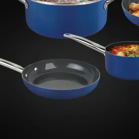 Emeril Lagasse 752356839109 8-inch Frying Pan Premium Ceramic Nonstick Blue