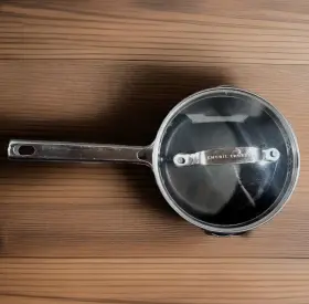 3178 Emeril Lagasse Ad15 Pot #3178 Hard Anodized Nonstick 1.5 Quart Sauce Pan Glass Lid