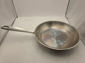 237-4175 Emerils Emeril 10 Inch Stainless Steel Skillet With Copper Base Nice A4