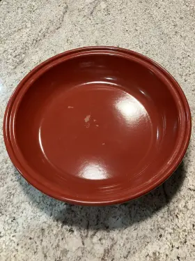 5532 Emile Henry France Red Flame Tagine 3.7 Quart Base Only