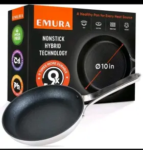 Emura 060694461506 Nonstick Frying Pan Aluminum Non Stick Coating Skillet Pfoa And Ptfe Free