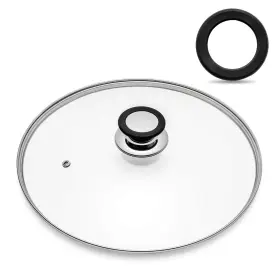 Yh010 Eooch Tempered Glass Lid With Heat Resistant Handle 8 Inch /20cm Clear