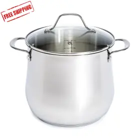 Epoca 744760015002 The Pioneer Woman 8-quart Stainless Steel Stock Pot
