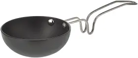 Eris 850616000587 Hard Anodized Mini Fry Pan/tadka Pan Black 4.75 Inch