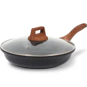 Eslite Life 749248746539 Nonstick Ceramic Frying Pan Skillet With Lid Non-egg Omelette Kitchen Cook Inch
