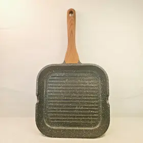 Eslite Life 782903704093 Nonstick Grill Pan For Stove Tops Granite Coating 9.5 Inch Square