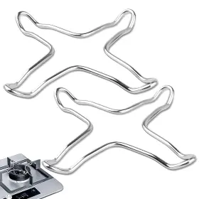 Essivox 726899503025 Stainless Steel Gas Ring Reducer And Heat Diffuser For Stovetop Kitchen Use