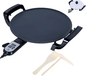 Ethniq 756014671513 16 Inch Electric Frying Pan With Adjustable Digital Heat Control - Even