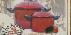 Etna Products 084358037512 Pasta Perfect Pot Set Non-stick With Cheese Grater