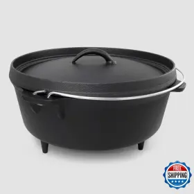 Excelsteel B07sdh5ng4 6 Quart Dutch Oven With Handle And Leg Base