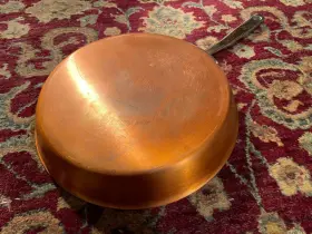 2505s1810 Falk Culinair Signature Frying Pan / 28 Cm 11 In 2.3mm Copper 0.2mm Stainless Steel