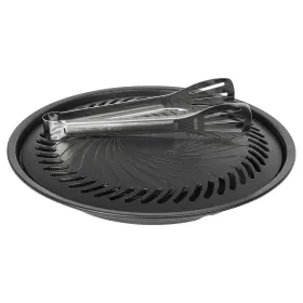 Cb-p-y3 Fapend Large Aluminum Yakiniku Plate Bbq Stovetop Korean Non-stick Grill Pan