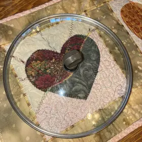 1ao408 Farberware 8 Inch Glass Lid Only