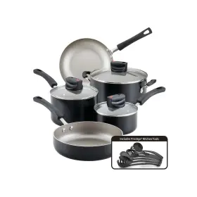 22397 Farberware Smart Control 14-pc. Non-stick Cookware Set - Black One Size