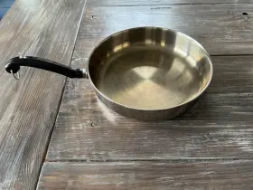 3175202 Farberware Stainless Steel Aluminum Clad Frying Pan Long Handle No Lid