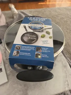 Farberware 631899222534 4.25 Dutch Oven Black Nip Reliance