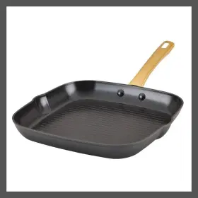 90864010 Farberware Forged Induction 11 Inch Ceramic Nonstick Square Grill Pan