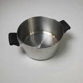 Qqq21t Farberware 6 Quart Stainless Steel Stockpot Impact Bonded Silver Heavy Duty