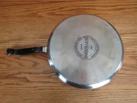 T00098 Farberware Vintage 18/10 Stainless Steel 10in/24cm Skillet Frying Pan