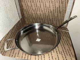 Cq00 Farberware Tq00 12 Inch 18/10 Stainless Steel Copper Bottom Frying Pan Skillet