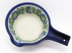 12216 Figgio Figgjo Flameware Saucepan With Pour Spout Tor Viking Pattern Norway # Euc