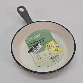 Figmint 198101326737 6 Inch Enameled Cast Iron Skillet Sage Green