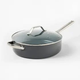 90022389 Figmint 12 Inch Aluminum Ceramic Saute Pan Dark Gray -