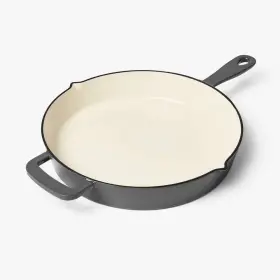 90075387 Figmint 12 Inch Enamel Skillet Gray Eclipse -