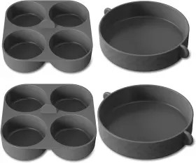 Finemade 313057449433 Silicone Egg Bite Molds For Instant Pot And Sous Vide Maker 2 Pcs Of 4