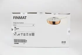 905.781.29 Finmat 10 Inch Saute Pan With Lid Copper/stainless Steel
