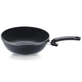 100-821-30-1000 Fissler Ceratal Comfort Ceramic 12 Inch Non-stick Wok Orbit Black