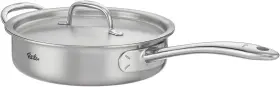 Fissler 810145961261 M5 Pro-ply 5-ply Stainless Steel Saut Pan 3 Quart With Metal Lid