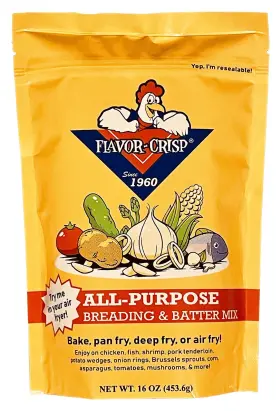 Flavor-crisp 860002872278 All-purpose Breading And Batter Mix For Chicken Fish 16 Ounce