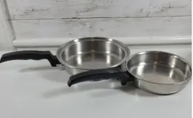 302-18-8 Flavorseal Vintage By Cory Pluramelt Suate Pans 7 Inch And 9