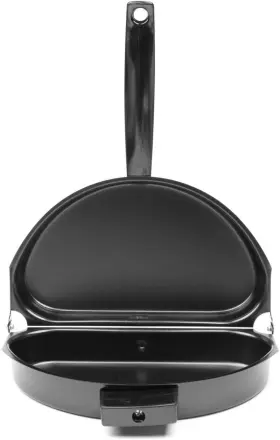 Fox Run 313055261242 Non-stick Folding Omelette Pan 8 Inches Metallic