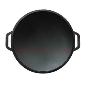 Free2buy 726667746166 Heavy Duty Cast Iron Traditional Round Skillet Discada Kazan Mangal Grill Dish B