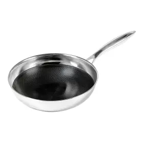 Bc224 Frieling Black Cube 9-1/2 Inch 2.5 Quart Stainless/nonstick Hybrid Chefs Pan