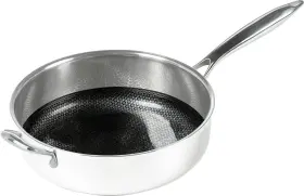 Bc728 Frieling Black Cube Hybrid Quick Release 4.5-quart Saute Pan With Lid 11-inch