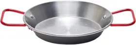 C-08red Garcima 8-inch Carbon Steel Paella Pan 20cm